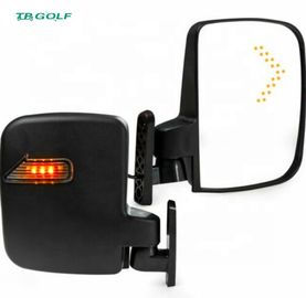 Fully Adjustable Golf Cart Side Mirrors With Turn Signal Lights 2 Pounds Weight